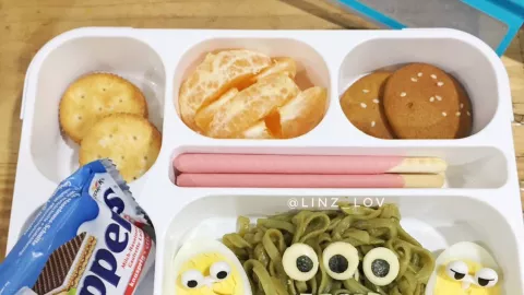 Mi Sayur Hei Monster, Bekal untuk Anak di Awal Minggu - GenPI.co