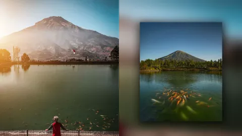 Leyeh-leyeh Sambil Menikmati Gunung Kembar? Di Sini Tempatnya - GenPI.co