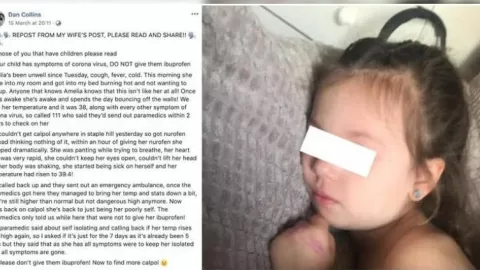 Gegara Ibuprofen, Gejala Virus Corona Anak ini Makin Parah - GenPI.co