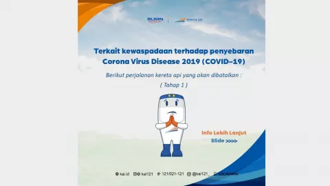 Gegara COVID-19, KAI Batalkan 19 Perjalanan Kereta Jarak Jauh - GenPI.co