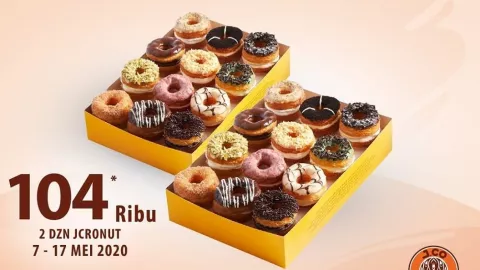 Promo J.Co Spesial Ramadan, 2 Lusin J.Cronut Hanya Rp 104 Ribu - GenPI.co