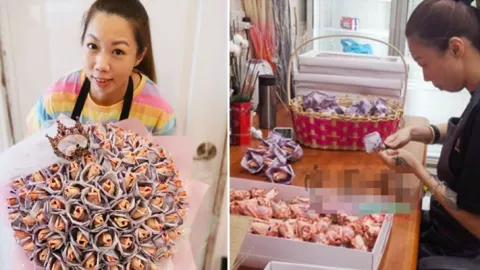 Wow, Cewek Ini Dapat Hadiah Valentine Bouquet Uang Rp 60 Juta - GenPI.co