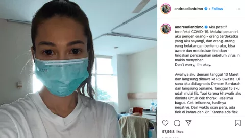 Artis FTV Andrea Dian Akui Positif Corona - GenPI.co