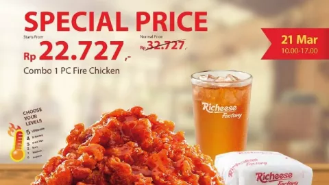 Special Price Richeese Factory, Bikin Weekend Makin Happy - GenPI.co