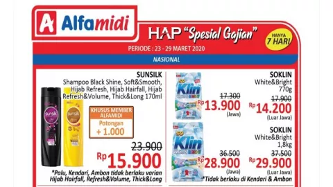 Promo HAP Spesial Gajian Alfamidi Mulai Hari Ini, Yuk Serbu! - GenPI.co