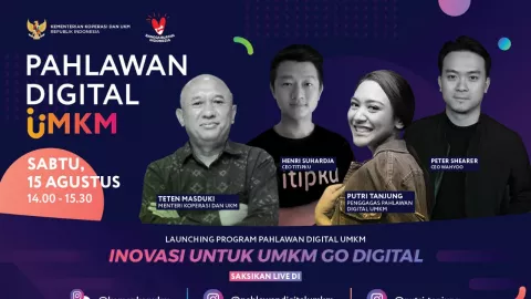 Teten Masduki dan Putri Tanjung Berburu Pahlawan Digital UMKM - GenPI.co