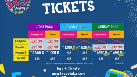 90's Festival Akan Segera Digelar Akhir Bulan November ini - GenPI.co
