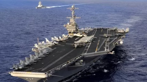 ASEAN Menantang China, 3 Kapal Induk Amerika Langsung Latihan - GenPI.co