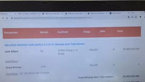 Heboh Anggaran Pengadaan Lem Rp 82,8 Miliar, Ini Dia Buktinya... - GenPI.co