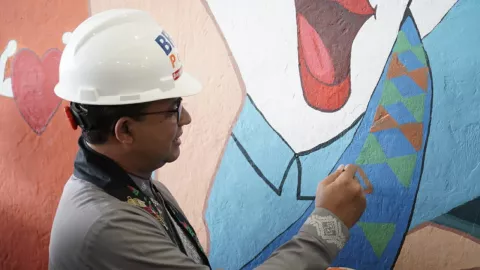 Anies Resmikan Lukisan Mural di Terowongan Kendal Jakarta Pusat - GenPI.co