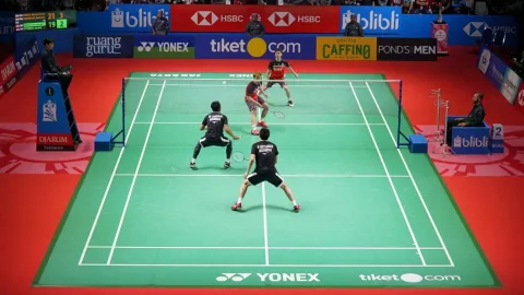 Kevin-Mercus Taklukan Seniornya di Final Indonesia Open 2019 - GenPI.co