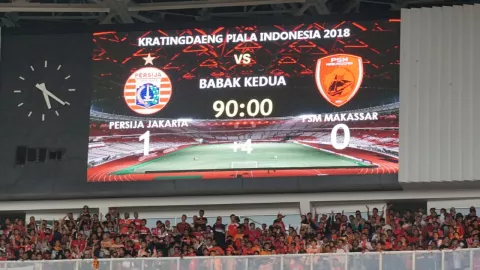 Persija Tumbangkan PSM Makassar 1-0 di Final Leg Pertama Liga Indonesia - GenPI.co
