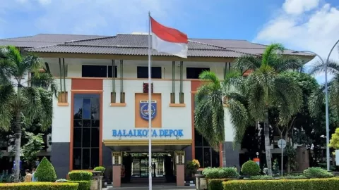 Rampung Akhir Tahun, Pembangunan Pasar Sawangan Depok Capai 40% - GenPI.co JABAR