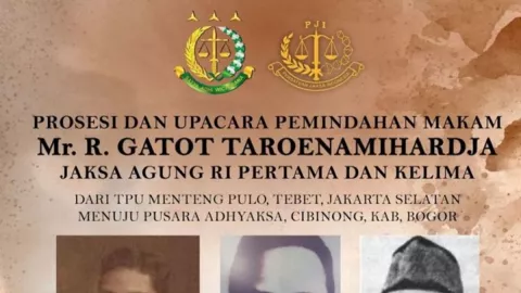 Makam Gatot Taroenamihardja Pindah ke Pusara Adhyaksa - GenPI.co JABAR