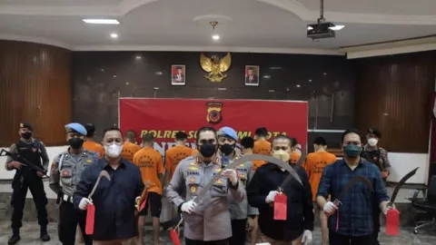 Anggota Geng Motor Anarkis di Sukabumi Diringkus, Kota Makin Aman - GenPI.co JABAR