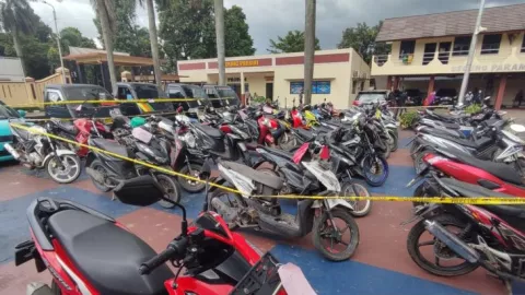 Polres Bogor Beri Kabar Baik, 56 Kendaraan Curanmor Dikembalikan - GenPI.co JABAR