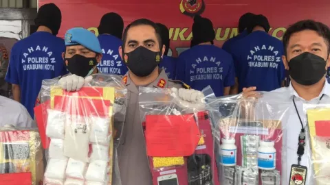 Prestasi Polres Sukabumi Kota Top, Bongkar Puluhan Kasus Narkoba - GenPI.co JABAR