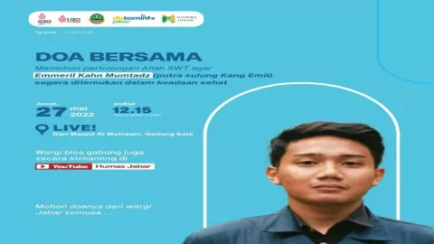 Pemprov Jabar Gelar Doa Bersama untuk Anak Sulung Ridwan Kamil - GenPI.co JABAR