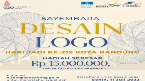 Cara Mengikuti Sayembara Desain Logo HUT Kota Bandung - GenPI.co JABAR