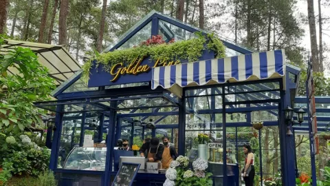 Rekomendasi Kafe di Bandung, Golden Pine Beri Suasana Minum Teh yang Berbeda - GenPI.co JABAR