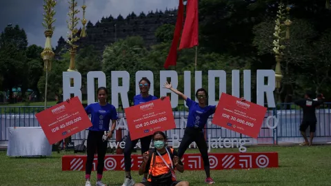 Borobudur Marathon 2021 Terapkan Sistem Bubble to Bubble - GenPI.co JATENG