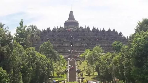 Libur Panjang, Jumlah Pengunjung Candi Borobudur Naik 100 Persen - GenPI.co JATENG