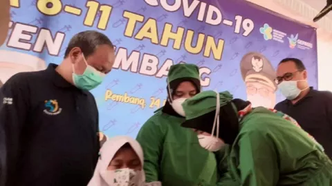 Vaksinasi Anak-anak 6-11 Tahun di Rembang Dimulai - GenPI.co JATENG