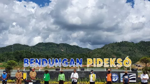 Ini Manfaat Bendungan Pidekso yang Diresmikan Jokowi - GenPI.co JATENG