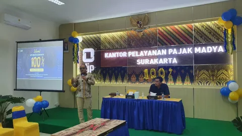 Top! Baru 8 Bulan, Penerimaan Pajak KPP Madya Surakarta 100% - GenPI.co JATENG