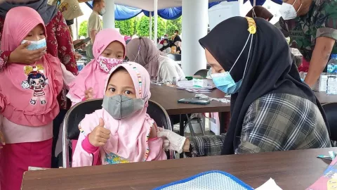 Jos Tenan! Kota Tegal Ngebut Vaksin Anak, Sisakan Siswa TK/PAUD - GenPI.co JATENG