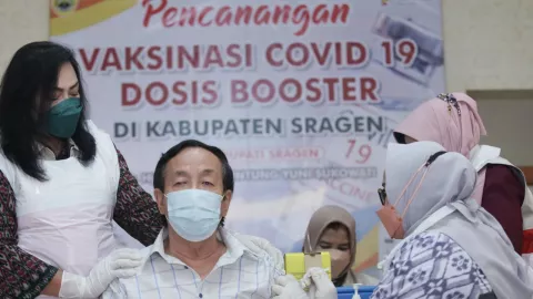 Vaksin Booster di Sragen Sasar 59.931 Orang, Dahulukan Lansia Ya - GenPI.co JATENG