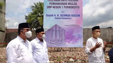 SMPN 1 Purwokerto Bangun Masjid Hampir Rp2 M, Apa Saja Isinya? - GenPI.co JATENG