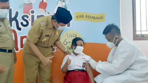 Alhamdulillah, Vaksin Anak 6-11 Tahun di Rembang Sudah 90% - GenPI.co JATENG