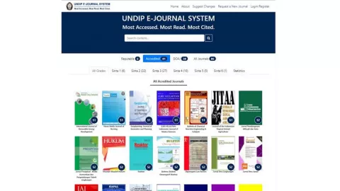 UEJS Undip Jadi Portal Jurnal Terbaik Nasional versi Webometrics - GenPI.co JATENG
