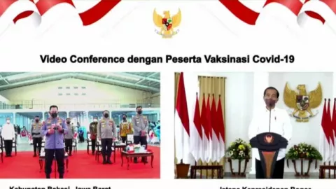 Jokowi Puji Vaksinasi Covid-19 di Jateng, Begini Respons Ganjar - GenPI.co JATENG