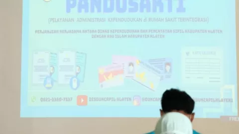 Ada Pandusakti, Urus Adminduk Bagi Pasien RS Klaten Makin Mudah - GenPI.co JATENG
