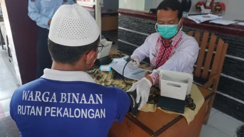 Alhamdulillah, Warga Binaan Rutan Pekalongan Divaksin Booster - GenPI.co JATENG