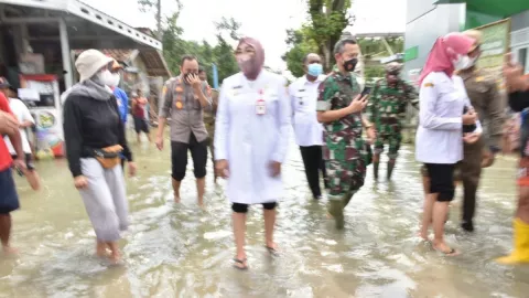 Alhamdulillah, Banjir Grobogan Surut, Aktivitas Warga Normal Lagi - GenPI.co JATENG