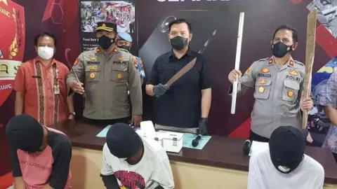 Diduga Mau Tawuran, Tiga Remaja Diciduk Polrestabe Semarang - GenPI.co JATENG