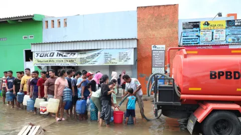 Alhamdulillah, Warga Terdampak Banjir Rob di Demak Dapat Bantuan - GenPI.co JATENG