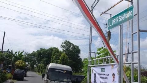 Sah! Soeharto Jadi Nama Ruas Jalan Gebyok-Jimbung Klaten - GenPI.co JATENG