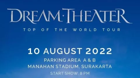 Wow! Baru 3 Hari, Tiket Konser Dream Theater di Solo Terjual 50% - GenPI.co JATENG