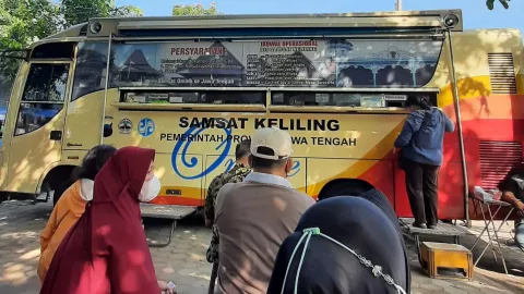 Buka Akhir Pekan! Ini Jadwal dan Lokasi Samsat Keliling Semarang - GenPI.co JATENG