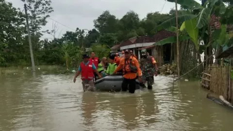 Sungai Lusi Meluap, 6 Desa di Grobogan Tergenang Banjir - GenPI.co JATENG