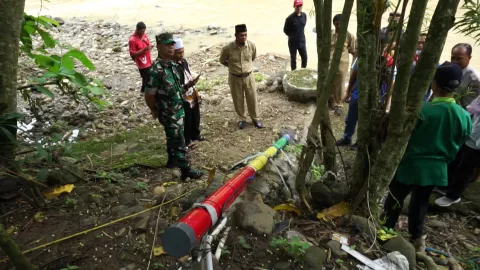 Deteksi Dini Banjir, Boyolali Pasang 2 Unit Alat EWS di Aliran Sungai Serang Wonosegoro - GenPI.co JATENG