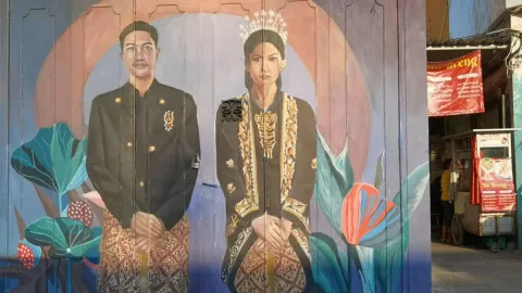 Mau Menikah, Kaesang Pangarep dan Erina Sofia Dikado Mural - GenPI.co JATENG