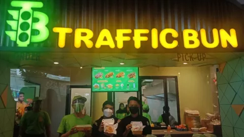 Traffic Bun Ramaikan Pusat Kuliner Kekinian Jl Tunjungan Surabaya - GenPI.co JATIM