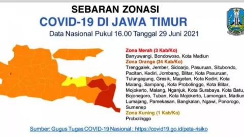 Zona Merah di Jatim Bergeser ke 3 Daerah ini - GenPI.co JATIM