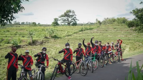 Mengenal Komunitas Bersepeda Ketua DPRD Kota Kediri - GenPI.co JATIM