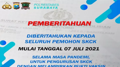 Simak, Begini Syarat Terbaru Pemohon SKCK di Surabaya - GenPI.co JATIM